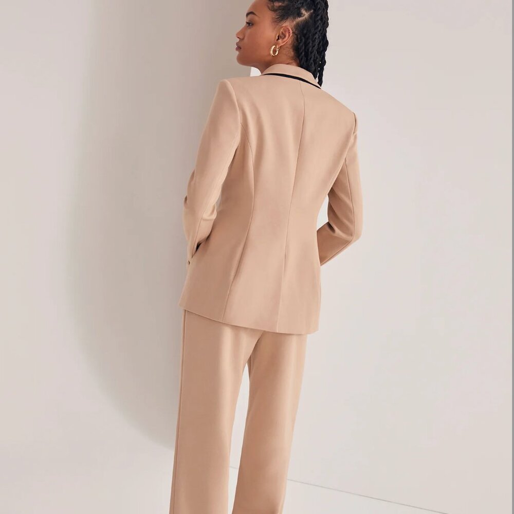 NEW - Favorite Daughter Classic Beige "The Favorite Blazer" - Size Small - Picture 3 of 5